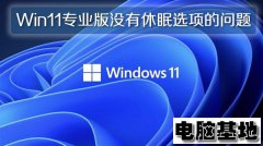深度Win11专业版没有休眠选项的问题